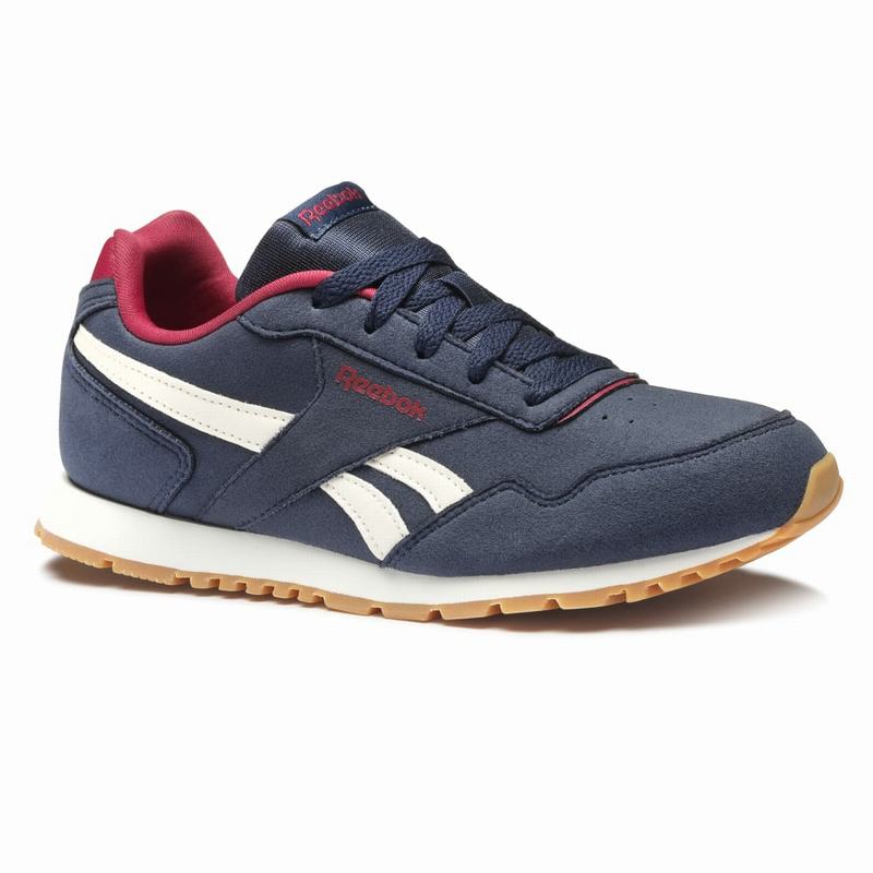 Reebok Royal Glide Suede Tenisky Chlapcenske - Námornícka Modrá/Biele IQ1758KW